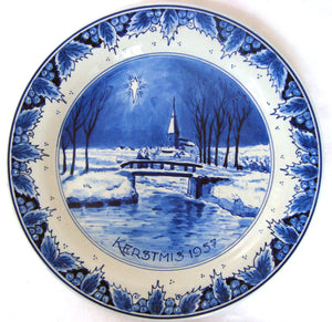 Plate "Kerstmis (Christmas) 1957"