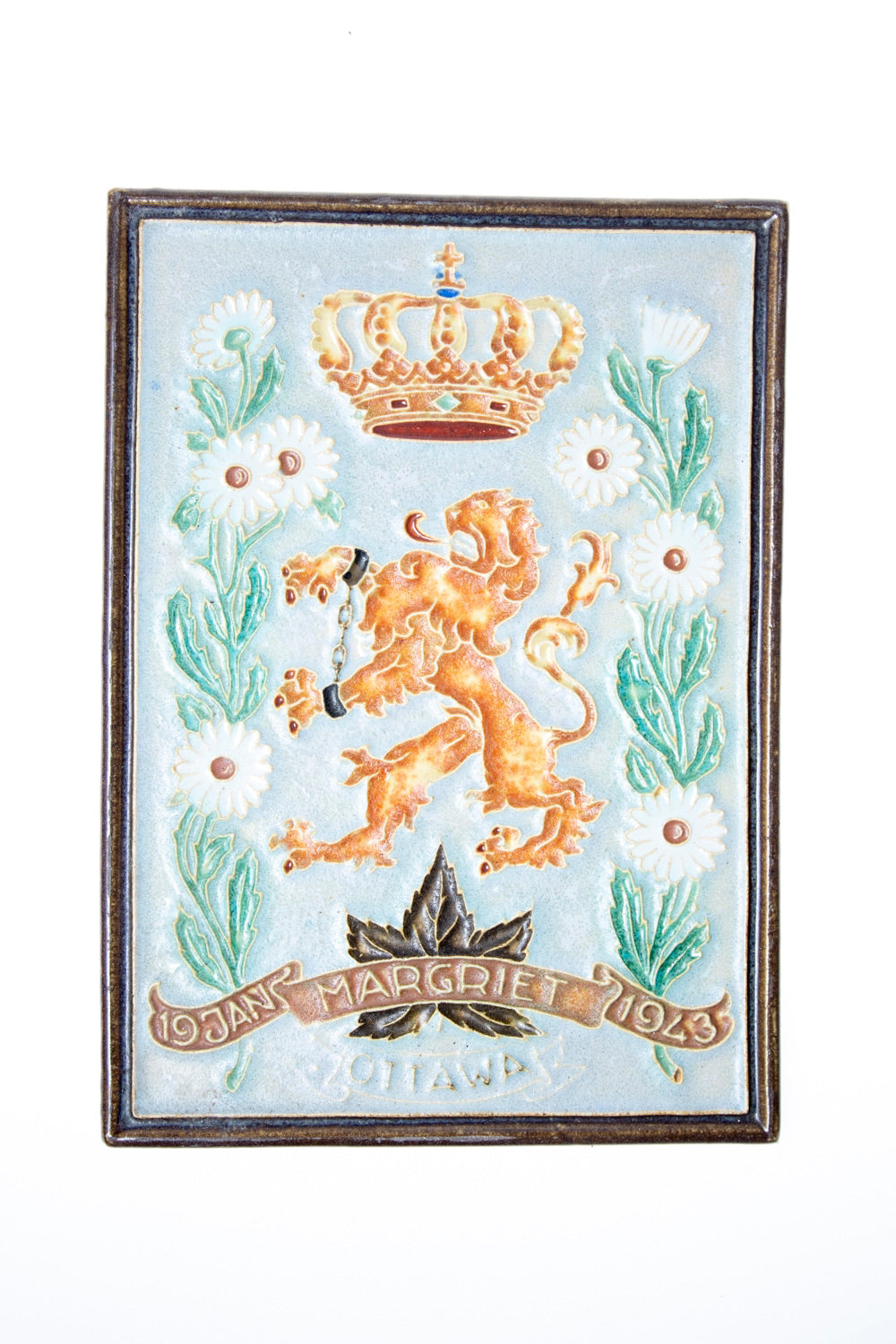 Royal Delft handpainted dutch Lion , ottawa