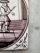 Afbeelding in Gallery-weergave laden, T103)Delft 18 th century bible tile
