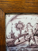 Load image into Gallery viewer, T129) delft bibical tile 18 th century
