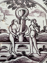 Afbeelding in Gallery-weergave laden, T98 Delft 18 th century bible tile Adam and Eve
