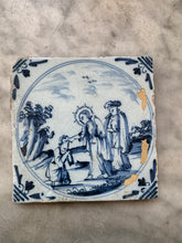 Afbeelding in Gallery-weergave laden, T150)18th century English Bible tile

