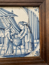 Load image into Gallery viewer, T142) delft bible tile 18 th century
