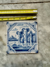 Load image into Gallery viewer, T37) 18 th century Delft tile landscape
