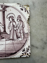 Afbeelding in Gallery-weergave laden, T114) Delft 18 th century bible tile
