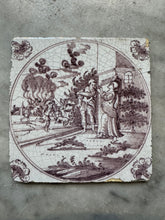 Load image into Gallery viewer, T105 18 th century delft bibical tile
