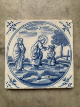 Load image into Gallery viewer, T112)bible  delft tile
