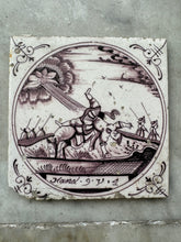 Afbeelding in Gallery-weergave laden, T35) 18 th century bible tile
