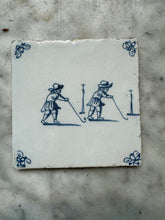 Load image into Gallery viewer, T41) tile with children playing golf
