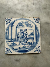 Afbeelding in Gallery-weergave laden, T3)blue and white delft bibical tile
