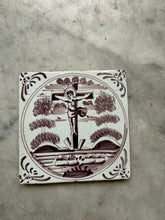 Load image into Gallery viewer, T2)18th century bibical delft tile Jesus
