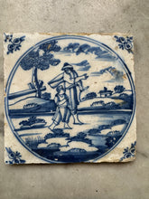 Load image into Gallery viewer, T113)Delft bible tile
