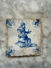 Afbeelding in Gallery-weergave laden, T17) delft tile with profession/ sharping knives
