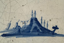 Load image into Gallery viewer, T68)17 th century tile with island and gallows
