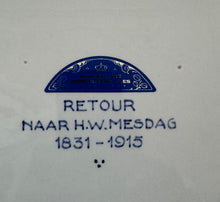 Afbeelding in Gallery-weergave laden, Royal Delft plaquette with ship after Mesdag
