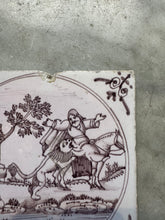 Afbeelding in Gallery-weergave laden, T106) Delft 18 th century bible tile

