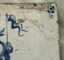 Load image into Gallery viewer, T66) delft (Haarlem ) tile with Chinese/ Japanese figure
