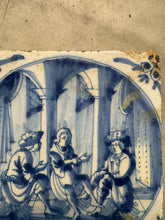 Afbeelding in Gallery-weergave laden, T6)bibical tile 18 th century delft

