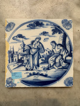 Load image into Gallery viewer, T121)nice 18 th century bibical tile

