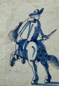 T79)16 th century soldier on horseback