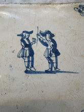 Load image into Gallery viewer, T152)delft tile with children playing
