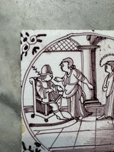Afbeelding in Gallery-weergave laden, T114) Delft 18 th century bible tile
