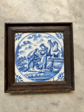 Load image into Gallery viewer, T134)bible tile 18 th century
