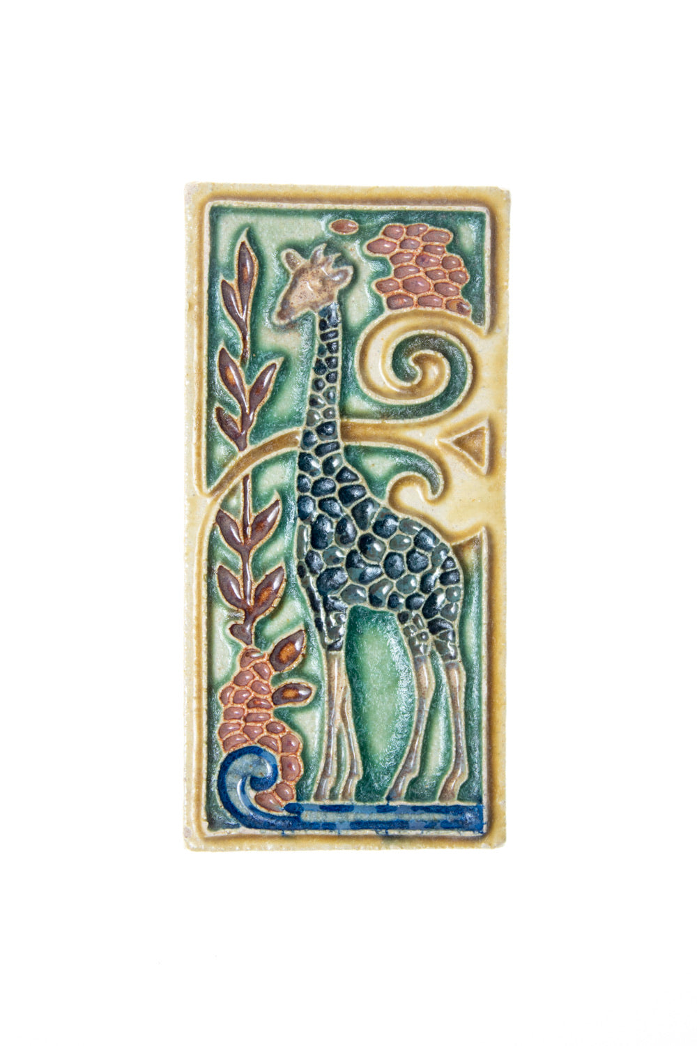 Nice royal delft tile with giraffe
