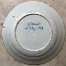 Load image into Gallery viewer, Delft 17th century handpainted plate
