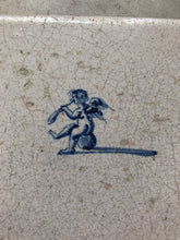 Load image into Gallery viewer, 17 th century delft handpainted dutch tile with angel
