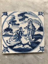Load image into Gallery viewer, Nice 18 th century delft tile with jesus
