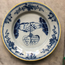 Load image into Gallery viewer, Delft 17th century handpainted plate
