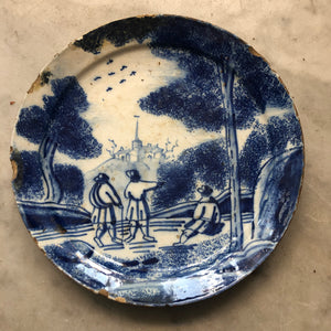 Delft handpainted plate