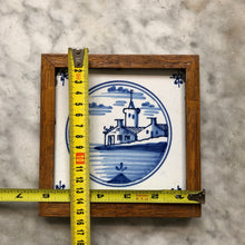 Load image into Gallery viewer, Delft handpainted dutch tile with landscape
