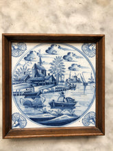 Load image into Gallery viewer, 18 th century delft tile with landscape
