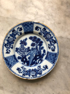 18 th century delft handpainted plate