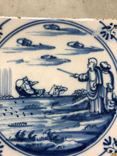 Load image into Gallery viewer, 18 th century delft century delft tile with pharao
