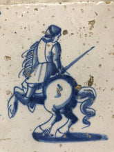 Load image into Gallery viewer, Handpainted dutch delft tile soldier
