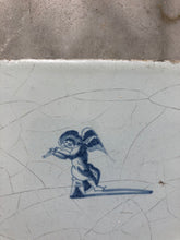 Load image into Gallery viewer, 17 th century delft tile with angel
