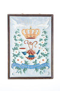 Royal Delft handpainted dutch tile Christina