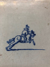 Load image into Gallery viewer, Nice 17 th century delft tile with horseman

