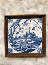 Load image into Gallery viewer, Nice 18 th century delft tile with landscape
