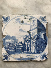 Load image into Gallery viewer, Handpainted dutch  bible delft tile
