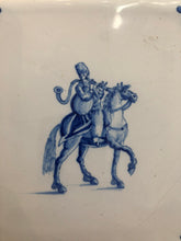 Load image into Gallery viewer, Nice delft handpainted Tile horseman
