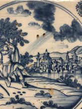 Load image into Gallery viewer, 18 th century delft tile bible scene
