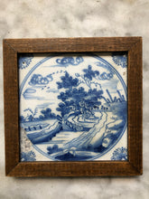 Load image into Gallery viewer, 18 th century delft tile with landscape
